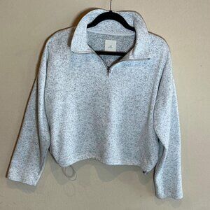THREAD + SUPPLY Women's Grey and White Sweatshirt, Size M